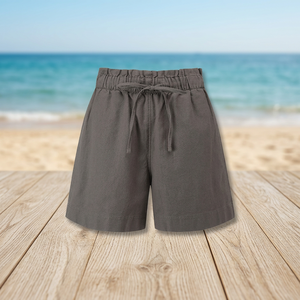 Shorts cargo légers en toile unie pour homme, écologiques, multi-poches, taille à cordon, décontractés, utilitaires, pour la gym, la randonnée, l'été et les activités de plein air - Product Image 3
