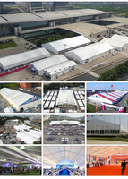 Bâtiment de stockage préfabriqué en structure métallique pour salle de sport, atelier de jardin, entrepôt, terrain de basketball extérieur, usage industriel et sportif
