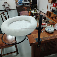 Hamac de bureau robuste pour chat Lit nid confortable pour table pour animaux de compagnie avec pince à pattes en métal