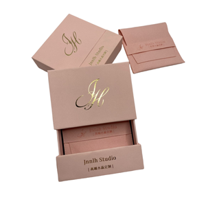 Diseño de cajón de cajas de joyería de papel de cartón con logotipo impreso personalizado para embalaje de regalo de joyería - Product Image 4