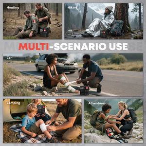 IFAK con bolsa médica de torniquete CAT para táctico, al aire libre, senderismo, kit de emergencia para traumatismos botiquín de primeros auxilios para control de sangrado - Product Image 6