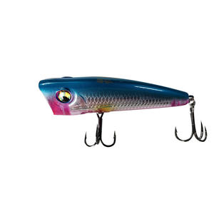 Nouveautés printemps : leurres de pêche Lutac, leurres popper 75mm 9.5g, appâts de pêche durs en plastique, nouveaux produits en promotion. - Product Image 1