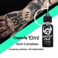 Pochoirs de tatouage au henné temporaires personnalisés 100% encre de jus vinyle imperméable PVC bras faux tatouage fleurs autocollants