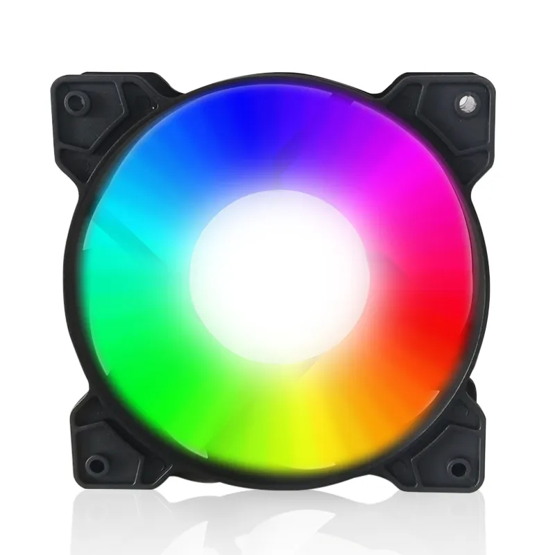 High Quality OEM Custom Silent Led PC Case ATX 4 Pin Gaming RGB Ventilador Compute Fan