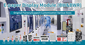 Hipoink 3.68 אינץ 'דיגיטלי hd-דיו מסך מסך מסך e יצרן מקורי ללא סוללה nfc עיצוב diy מקרר מגנט eas מערכות - Product Image 5