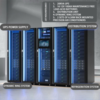 Armoires de solutions de haute qualité avec climatiseur système de refroidissement en rack de serveur intelligent centre de données modulaire serveur de réseau intelligent
