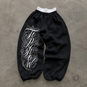 OEM Custom <strong>Men</strong> Double Waistband Baggy Sweatpants Drawstring Oversized Hip Hop Streetwear Baggy Sweatpants <strong>Jogger</strong> Pants - Product Image 3