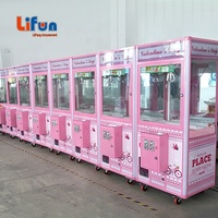 Vente en gros usine Lifang LF-TC22 Machine à griffes d'arcade à monnayeur pour peluches, avec accepteur de billets et cabinet métallique