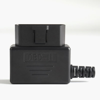 Kit de montage sans vis pour connecteur mâle OBD2 16 broches avec coque à clip dissimulée et protection anti-tension SR
