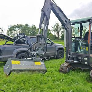<span class=keywords><strong>Mini</strong></span> tondeuse à gazon hydraulique de type nouvelle petite tondeuse à gazon d'excavatrice de ménage de jardin - Product Image 3