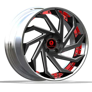 Alliage personnalisé tout terrain forgé 5x115 5x112 5x120 Rines pouces 18 24 pouces 5x114.3 jantes Deep dish Sport