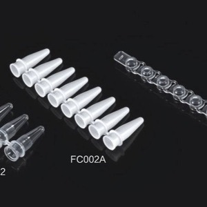 Tubo de PCR de Ocho Compartimentos Blanco de 0.2ml FAY FC002A, Estéril, para Uso en Laboratorio - Product Image 1