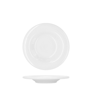 Piatto Piano in Ceramica Bianca da 16 Cm per Servizio da Tavola - Product Image 2