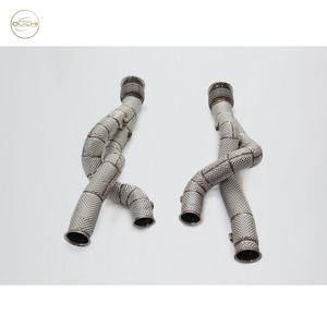 Tuyau d'échappement à haut débit OUCHI pour Lamborghini <span class=keywords><strong>Aventador</strong></span> SVJ LP770-4 2018-2021 6.5L V12 système d'échappement de pièce de Performance automatique - Product Image 1