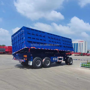 Precio de fábrica, remolque completo personalizado, 3 ejes, 4 ejes, 5 ejes, remolque de carga, remolque con barra de tracción para gran oferta - Product Image 2