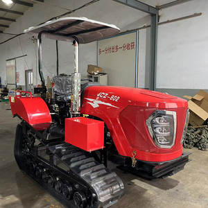80HP Pequeño <span class=keywords><strong>Rotovator</strong></span> Tiller Cultivador rotativo Tracked Mini Tractor sobre orugas <span class=keywords><strong>para</strong></span> jardín/granja - Product Image 5
