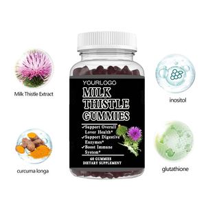 Complément Alimentaire Naturel à Base <span class=keywords><strong>de</strong></span> Plantes pour la Détoxification, la Réparation et le Soutien du Foie : Chardon-Marie et Racine <span class=keywords><strong>de</strong></span> Pissenlit sous Forme <span class=keywords><strong>de</strong></span> Bonbons Gélifiés - Product Image 1