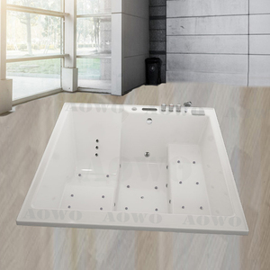 Bain à remous intégré pour 3 personnes Babble Yacuzzi <span class=keywords><strong>Spa</strong></span> avec douche à eau chaude Bain à remous intérieur et extérieur - Product Image 5