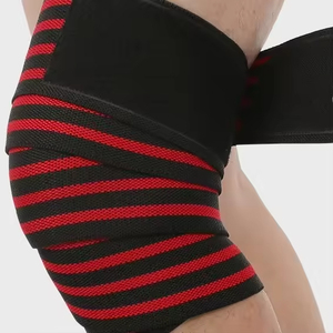 Tùy Chỉnh Băng Đàn Hồi Hỗ Trợ Đầu Gối Cho Squats Cử Tạ Neoprene Nén Chân Bọc Tập Thể Dục Đào Tạo Bảo Vệ - Product Image 3