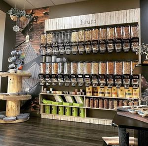 Hộp đựng thực phẩm khô ECOBOX Gravity Bin, dành cho cà phê, ngũ cốc, hạt, thực phẩm khô, kẹo, hạt khô, dùng cho siêu thị - Product Image 2