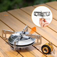 Réchaud portable d'extérieur Orangegaz, mini réchaud de camping, pique-nique, pêche, réchaud intégré pour faire du thé, réchaud au gaz butane, réchaud de randonnée, réchaud de pique-nique