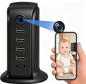 Portable USB Charger Wireless Eye <b>Mini</b> Hidden <b>Camera</b> for Baby & Pet Care Use - Product Image 1