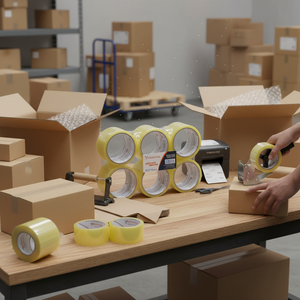 150x48 Mod 174T TUK Clear BOPP nastro adesivo singolo lato acrilico attivato acqua sensibile alla pressione Hot Melt impermeabile - Product Image 3