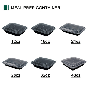 Contenedores de Plástico PP al por Mayor para Preparación de Comidas, Recipientes Desechables para Comida para Llevar de Restaurantes - Product Image 2