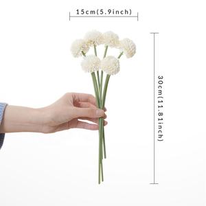 كرة الهندباء الذهبية من الحرير الصناعي 9 رؤوس للبيع بالجملة ، أقحوان ، ديكور منزلي للعطلات عيد الفصح - Product Image 2