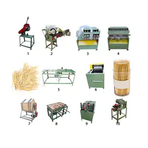 Factory Price Raw Material Manufacturing Toothpick Make Processing Equipment Production Line Toothpick Making Machine For Sale