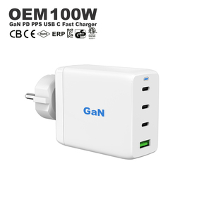 Cargador de Teléfono al por Mayor, Cargador GaN de Escritorio Original Tipo C PD de 100 W para <span class=keywords><strong>iPhone</strong></span>, Samsung, Xiaomi - Product Image 1
