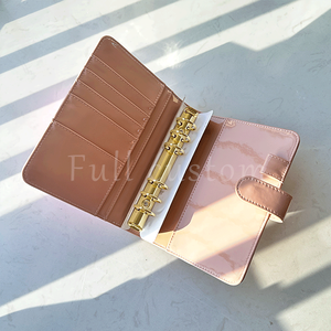 Classeurs de budget A6 personnalisés de luxe, brillants, pour la gestion des finances domestiques, classeurs de budget Macaron - Product Image 6