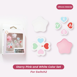 Silicone morbido D-pad croce pulsante pollice adesivo tappo adesivo per Nintendo Switch2 <span class=keywords><strong>Joy</strong></span>-<span class=keywords><strong>Con</strong></span> bottone ABXY accessori per gioco - Product Image 6