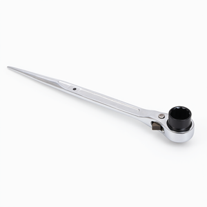 Clé à cliquet à double tête à rotation 360° en acier chromé haute teneur en carbone robuste pour échafaudage - Product Image 1