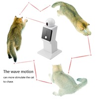 Vente chaude Jouet laser pour chat interactif robotique rechargeable en plastique écologique