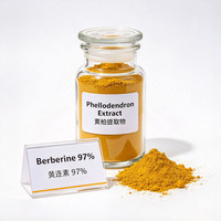 Extrait de Phellodendron Amurense, poudre de matière première botanique avec 97 % de berbérine pour compléments alimentaires et ingrédients cosmétiques