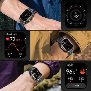 LIGE BWQX18 GPS LED lampe de poche Smartwatch Compass Dial Call Blood Oxygen Monitor Intellect Long Battery Life Watch Smart Android - Product Image 6