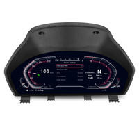 Layar Speedometer LCD 12,3 inci, Panel Instrumen Digital, Kluster Instrumen untuk BMW X5 E70 2006-2013 LINUX