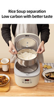 Cuisinières à riz électriques intelligentes blanches, appareils électroménagers de cuisine, cuisinières à riz multifonctions, cuisinières à riz électriques de cuisine, casserole antiadhésive