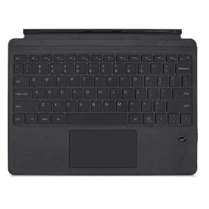 Keyboard Tablet PC profesional, papan ketik nirkabel magnetik tanpa lampu latar untuk Microsoft Surface Pro 8 / 9 / X