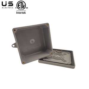 4 "x 4" x 2 "ETL thời tiết bụi bằng chứng đúc vít bìa nhựa thiết bị điện hộp PVC vuông không thấm nước Hộp nối - Product Image 2