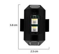 Accessoire de moto, lumière clignotante, navigation nocturne, modification, lumière d'avertissement pour véhicule électrique