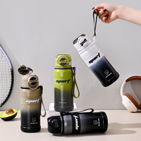 Gourde isotherme en acier inoxydable de 680 ml, thermos pour l'eau chaude, pour l'école, le sport, le cyclisme, bouteille d'eau isolée avec paille pour l'extérieur
