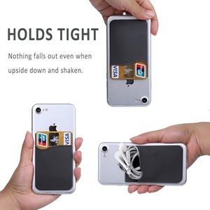 Precio al por mayor: Tarjetero de moda con adhesivo, accesorios para celular, billetera de bolsillo para tarjetas de crédito, estuche impreso con láser. - Product Image 3