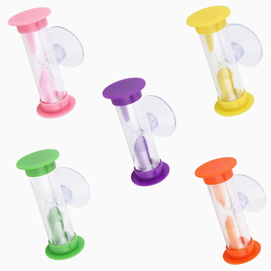 Minuteur de sable électrique avec ventouse, jouets, horloge, cadeaux pour enfants, fermoirs, sablier de brossage - Product Image 2
