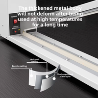 Nouvelle machine de scellage thermique semi-automatique électrique haute puissance pour les canettes de boissons et d'aliments, facile à utiliser, 110V/220V, film plastique PE/PVC