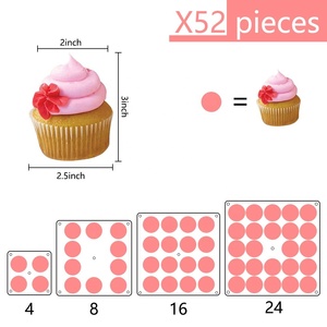 OurWarm Luxury 4 Tier Acrylic Birthday High Tea <strong>Cupcake</strong> <strong>Stand</strong> Holders Set Wedding Cake <strong>Stand</strong> <strong>With</strong> <strong>LED</strong> <strong>Light</strong> - Product Image 3