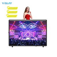 Écran d'affichage VISLAT pour poste de DJ, 4K P1.53 P2.5 P1.86 P2 en forme de U pour spectacles en direct mobiles et événements intérieurs, performances DJ