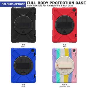 <span class=keywords><strong>2022</strong></span> Kindle Fire HD 8 corps complet protection robuste silicone <span class=keywords><strong>PC</strong></span> robuste antichoc Android tablette étui anti-chute fabriqué - Product Image 6