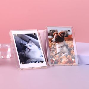 กรอบรูปแม่เหล็กติดตู้เย็นทำจากอะคริลิคใสกรอบรูปแม่เหล็กติดตู้เย็นทนทานออกแบบได้ตามต้องการ - Product Image 5